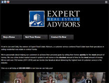 Tablet Screenshot of expertrealestateadvisors.com